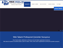 Tablet Screenshot of hmayazilim.com